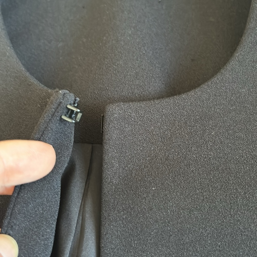 Calvin Klein Black Blazer with Beaded Shoulders - Picture 5 of 10